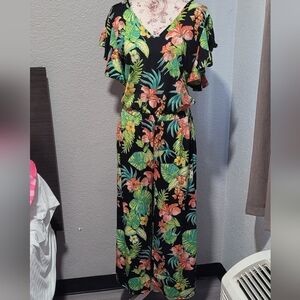 Signature Tropical Floral Jumpsuit